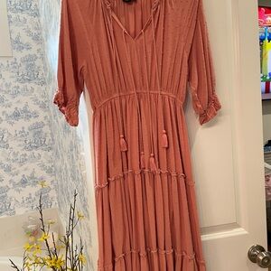 Elegant Pink Women's Dress